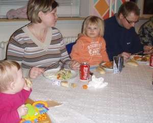 Det er nemt for børnefamilier at spise på Notmark Skole.
